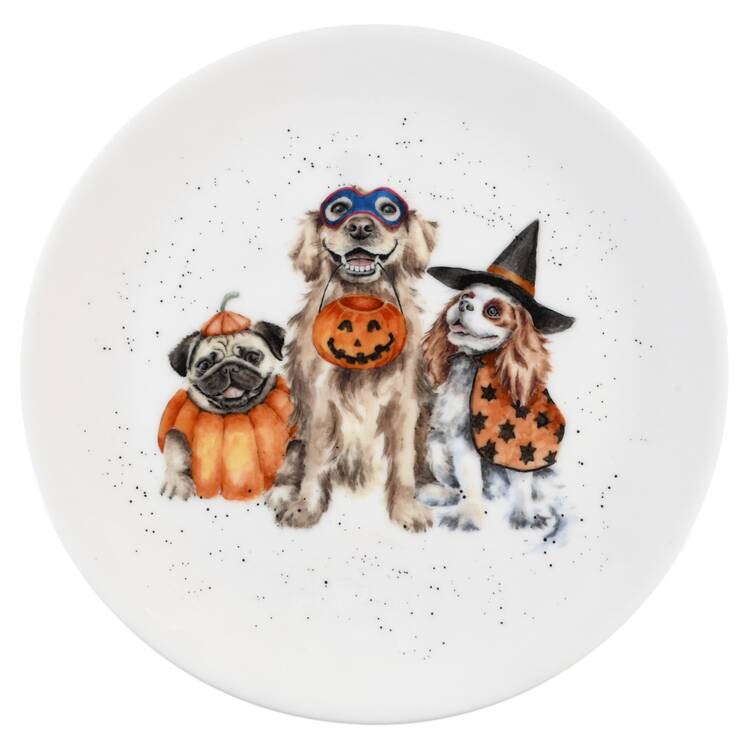 Wrendale Halloween Salad Plate