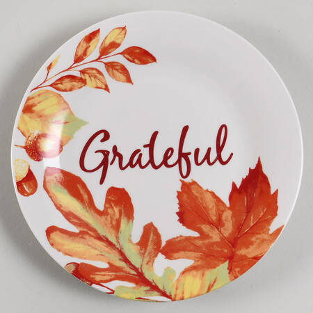 Fall Leaves Salad Plate