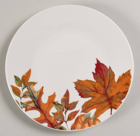 Fall Leaves Salad Plate