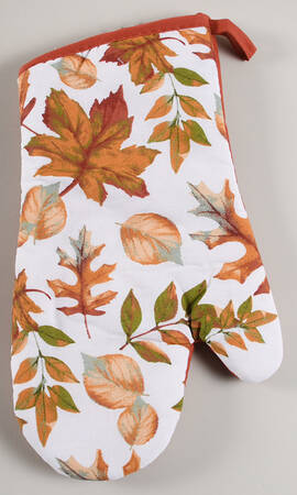 Fall Leaves Cloth Oven Mitt
