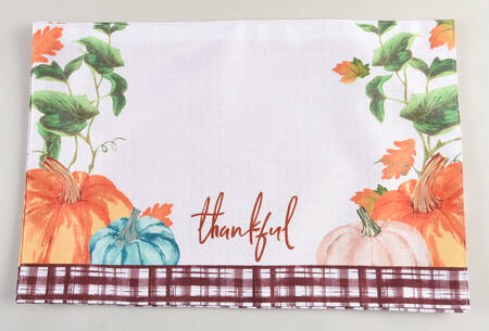 Pumpkins Cloth Placemat - Set of 4