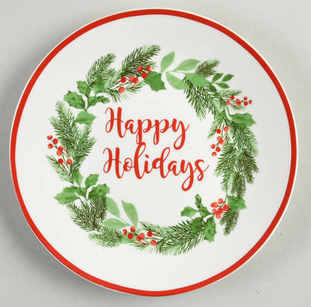 Holly Berry Salad Plate