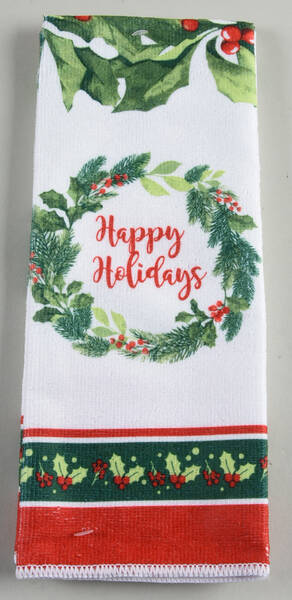Holly Berry Cloth Kitchen Towel