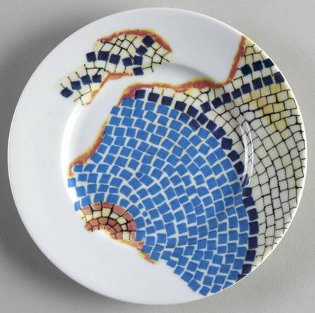 Mosaiques Blue Center Bread & Butter Plate