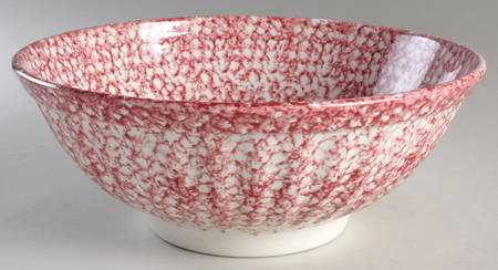 Sponge-Red 13" Large Salad Serving Bowl