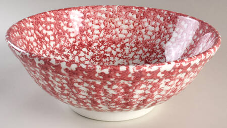 Sponge-Red 12" Large Salad Serving Bowl