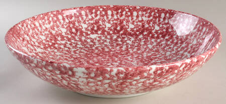 Sponge-Red 14" Pasta Serving Bowl