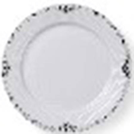 Black Lace Dinner Plate