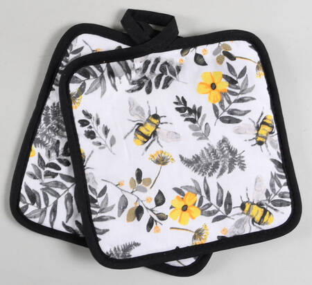 Spring Bee (Set of 2) Cloth Potholders