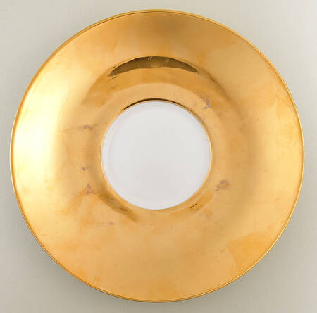 Lustre Gold Saucer for Oversized Cup