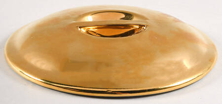 Lustre Gold Lid for Individual Casserole