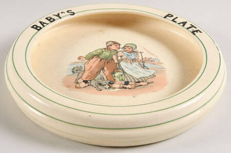 Juvenile-Creamware, Dutch by Roseville
