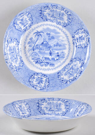Oriental (Blue, No Trim) Fruit/Dessert (Sauce) Bowl