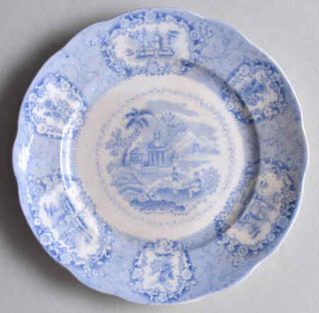 Oriental (Blue, No Trim) Bread & Butter Plate