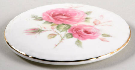 Warwick Castle Rose, The Lid for Round Box