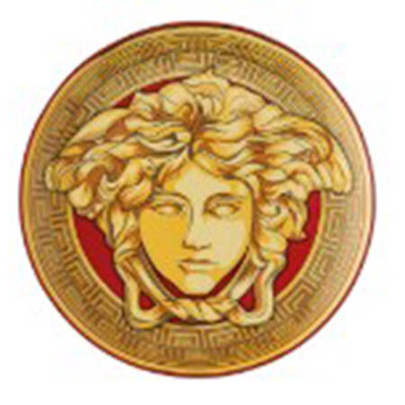 Medusa Amplified Golden Coin Bread & Butter Plate