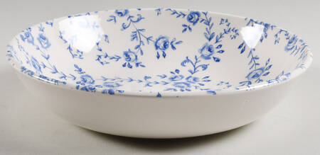 Rose Blue Individual Pasta Bowl