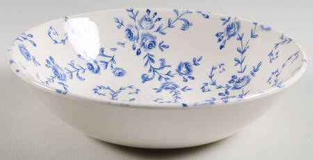 Rose Blue Coupe Cereal Bowl