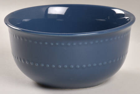 Beaded Edge Dark Blue Soup/Cereal Bowl