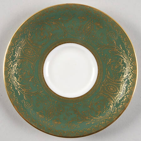 Embassy Dark Green Saucer