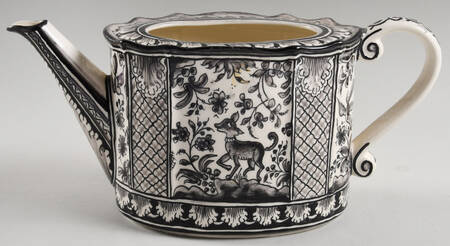 Seventeenth Century (XVII) Black Teapot No Lid