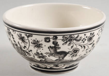 Seventeenth Century (XVII) Black Coupe Cereal Bowl