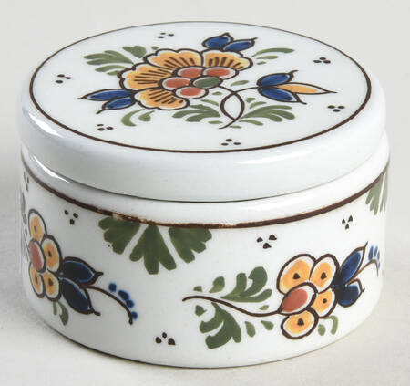 Original Blue, The Round Pill Box with Lid