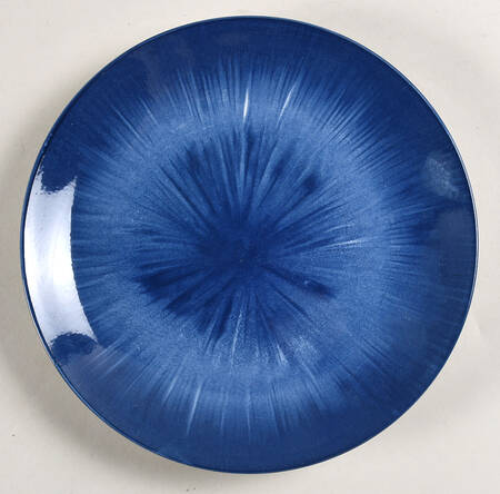 Blue Burst Salad Plate