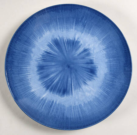 Blue Burst Dinner Plate