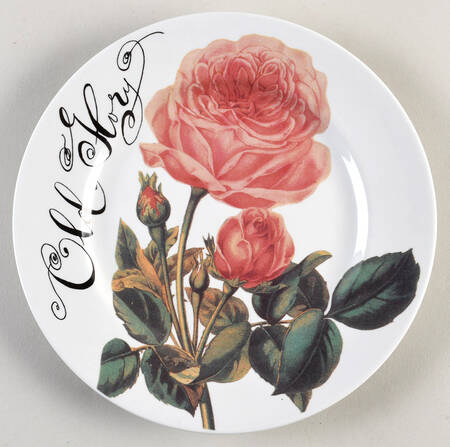 Roses for America Salad Plate