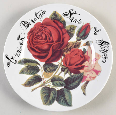 Roses for America Salad Plate