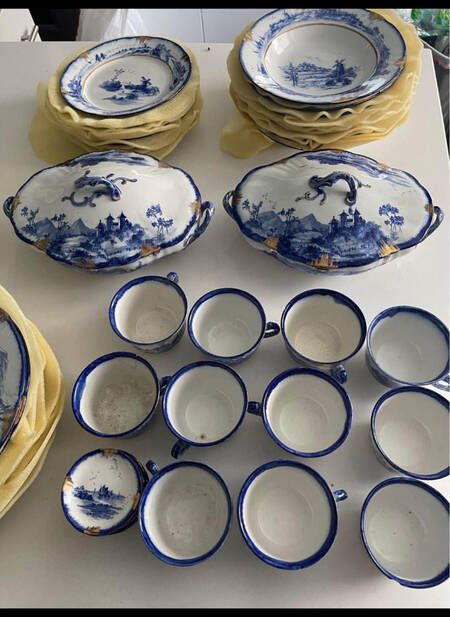 Norfolk-Blue by Royal Doulton