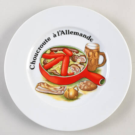 Choucroute Dinner Plate