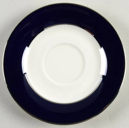 Cobalt Platinum Saucer