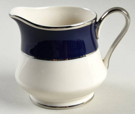 Cobalt Platinum Creamer