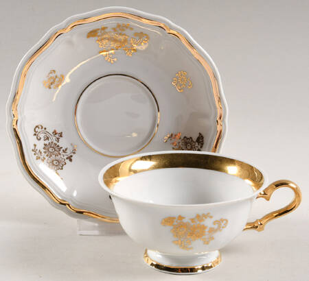 R4012 Footed Cup & Saucer Set