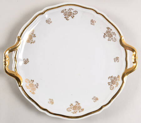 R4012 Handled Cake Plate