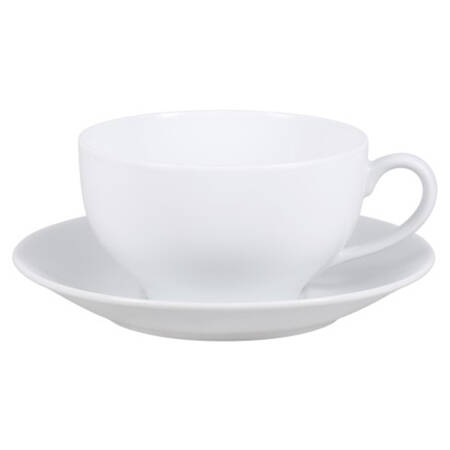 Sevres White Breakfast Cup & Saucer Set