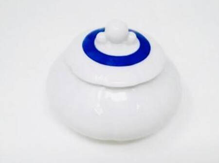 Fleur'T Bleu Sugar Bowl & Lid