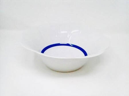 Fleur'T Bleu 10" Large Salad Serving Bowl