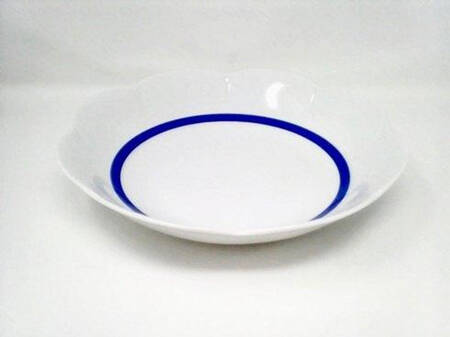 Fleur'T Bleu 11" Deep Round Platter