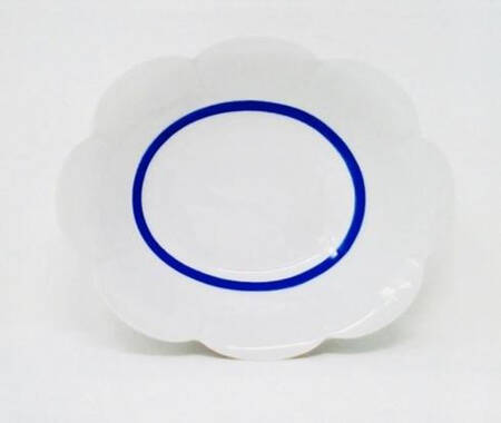 Fleur'T Bleu 9" Oval Vegetable Bowl