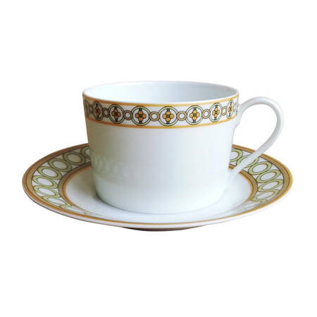 Jardin Francais Flat Cup & Saucer Set