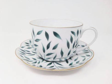Olivier-Green Breakfast Cup & Saucer Set