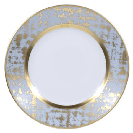 Tweed Grey & Gold Bread & Butter Plate