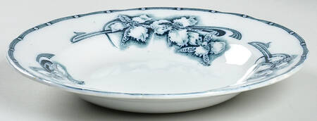 Orchidee Large Rim Soup Bowl by Rorstrand