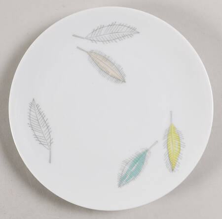 Bunte Blatter Bread & Butter Plate