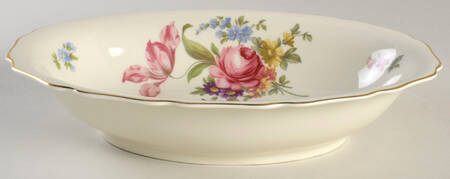 161 10" Oval Vegetable Bowl