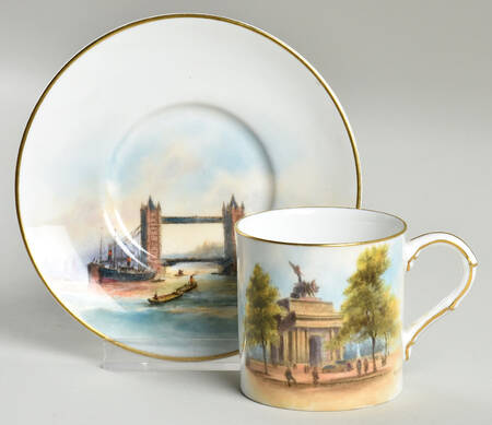 RW 2 2150 Flat Demitasse Cup & Saucer Set