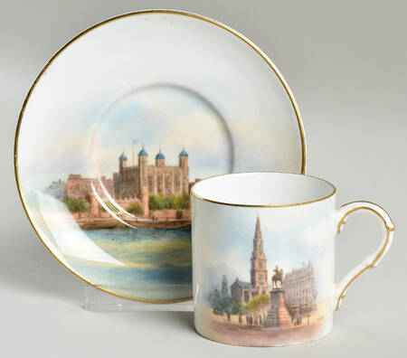 RW 2 2150 Flat Demitasse Cup & Saucer Set